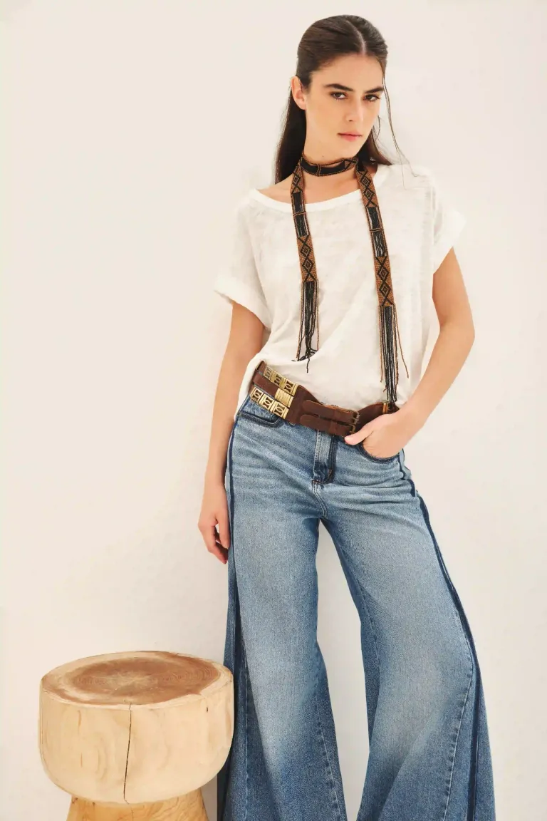 Remera de estilo moderno y corte holgado en algodón suave y agradable de Rapsodia en Remeras para argentina