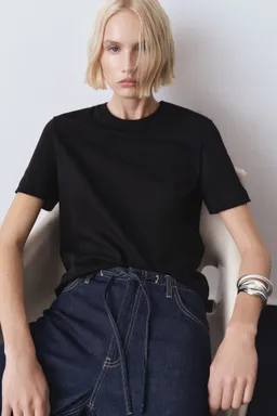 Remera algodón manga corta de Mango en Remeras para argentina