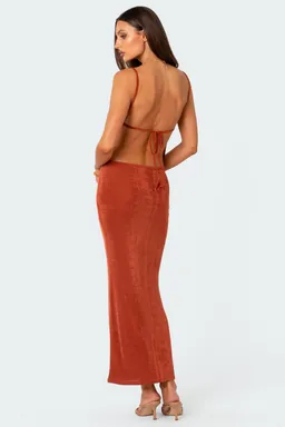 Maxi vestido espalda descubierta clea de Edikted en Vestidos para argentina