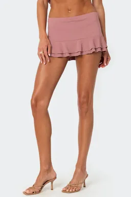 Mini skort kobi con volados de Edikted en Shorts para argentina