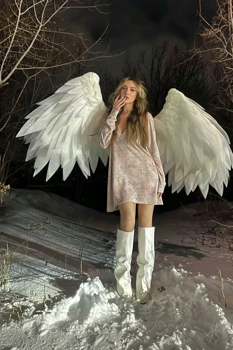 Vestido estampado de escote en V y espalda abierta para mujer de Top White en Vestidos para argentina