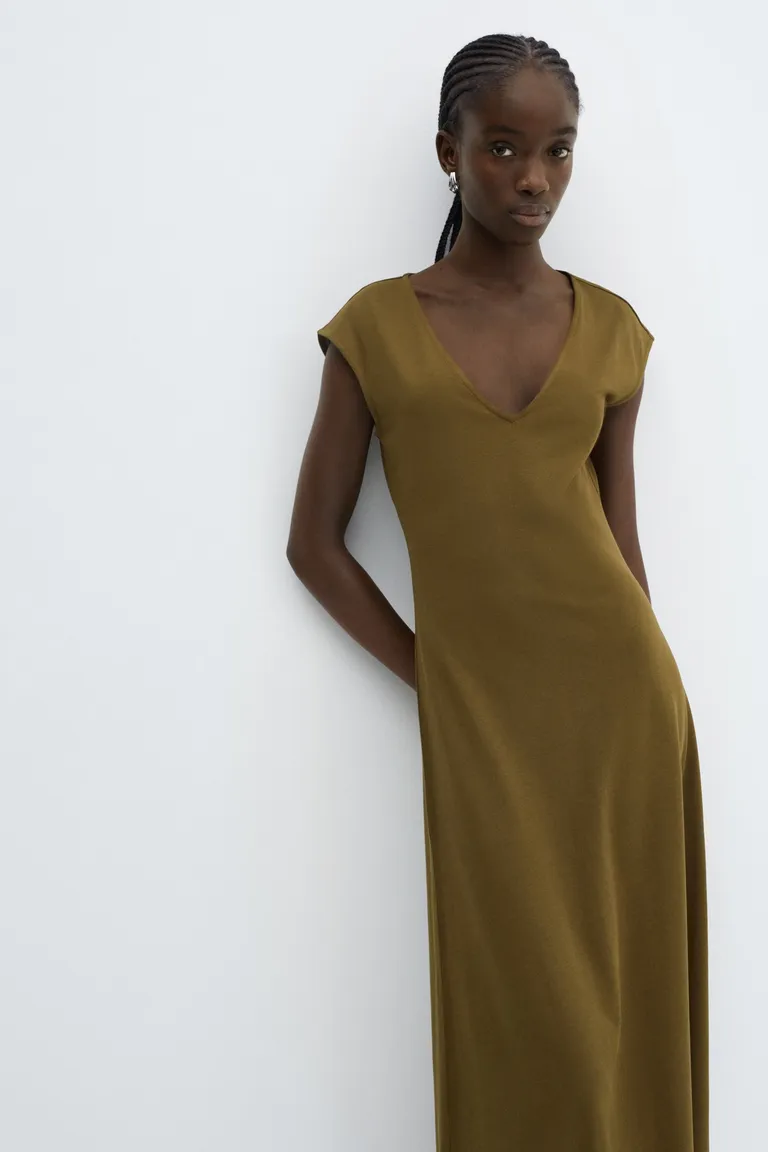Vestido algodón cuello de Mango en Vestidos para argentina
