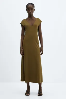Vestido algodón cuello de Mango en Vestidos para argentina