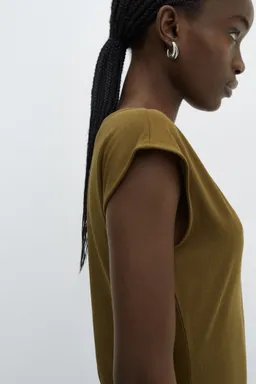 Vestido algodón cuello de Mango en Vestidos para argentina