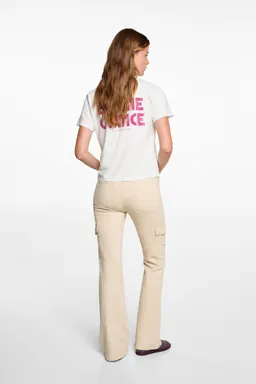 Jeans flare cargo de Mango Teen en Pantalones para argentina