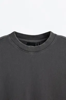 Sudadera manga corta efecto lavado de Lefties en Buzos y Sweaters para argentina