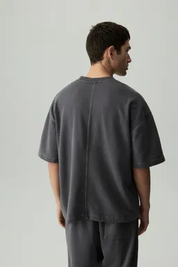 Sudadera manga corta efecto lavado de Lefties en Buzos y Sweaters para argentina