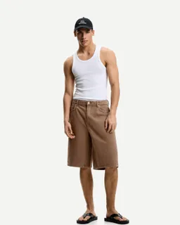Bermuda denim holgada de Bershka en Bermudas y Shorts para argentina