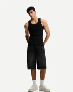 Bermuda denim holgada de Bershka en Bermudas y Shorts para argentina