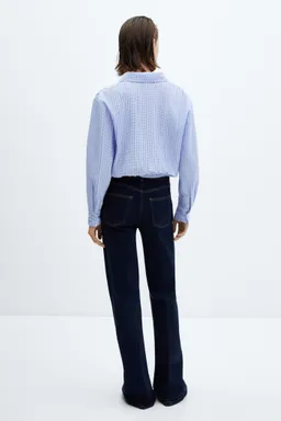 Camisa rayas con textura de Mango en Camisas para argentina