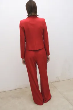 Pantalón traje wideleg lana de Mango en Pantalones para argentina