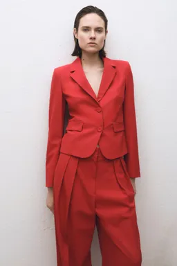 Pantalón traje wideleg lana de Mango en Pantalones para argentina