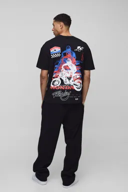 Remera honda oversize licencia racing de Boohooman en Remeras y Polos para argentina