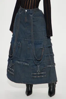 Falda maxi denim de Fashion Nova en Faldas para argentina