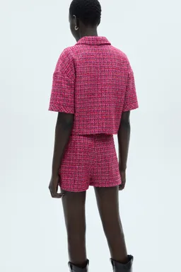 Shorts tweed tiro medio de Mango en Shorts para argentina