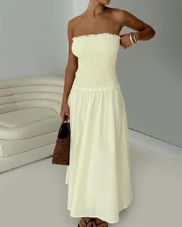 Maxi vestido strapless tinsie de Princess Polly en Vestidos para argentina