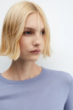 Remera manga larga clásica de Mango en Remeras para argentina