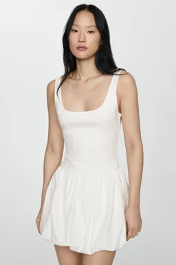 Vestido evasé combinado de Mango en Vestidos para argentina