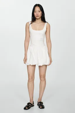 Vestido evasé combinado de Mango en Vestidos para argentina