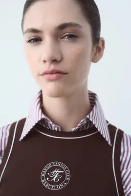 Top algodón mensaje estampado de Mango en Tops para argentina
