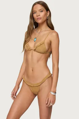Top bikini triángulo gamuza sintética de Edikted en Swimwear y Beachwear para argentina