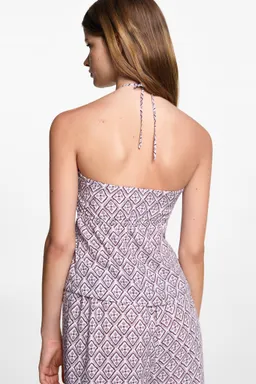 Top estampado fluido de Mango Teen en Tops para argentina