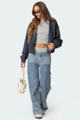 Campera milly crop oversize de Edikted en Chaquetas para argentina