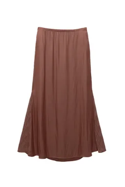Falda midi satinada encaje de Pull&Bear en Faldas para argentina