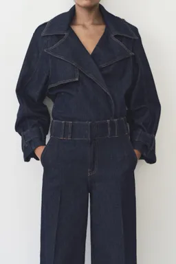 Pantalón vaquero wideleg tiro alto de Mango en Pantalones para argentina