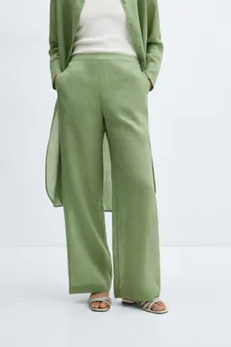 Wideleg tiro alto de Mango en Pantalones para argentina