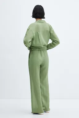 Wideleg tiro alto de Mango en Pantalones para argentina