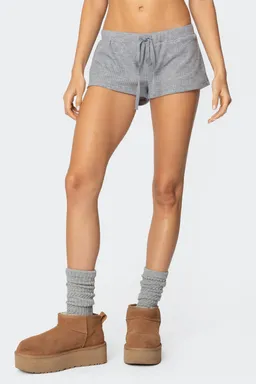 Shorts waffle teddy de Edikted en Shorts para argentina