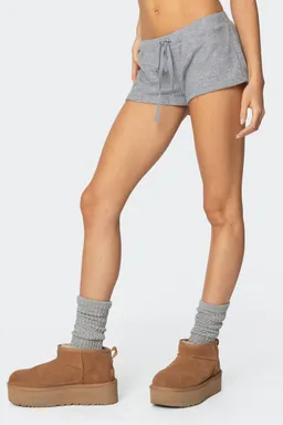 Shorts waffle teddy de Edikted en Shorts para argentina