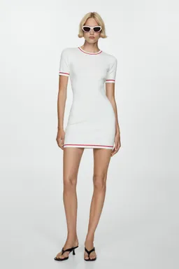 Vestido corto contraste de Mango en Vestidos para argentina