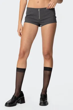 Micro short allie con cierre de Edikted en Shorts para argentina