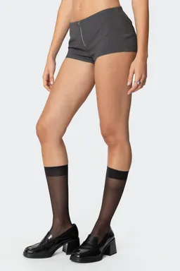 Micro short allie con cierre de Edikted en Shorts para argentina