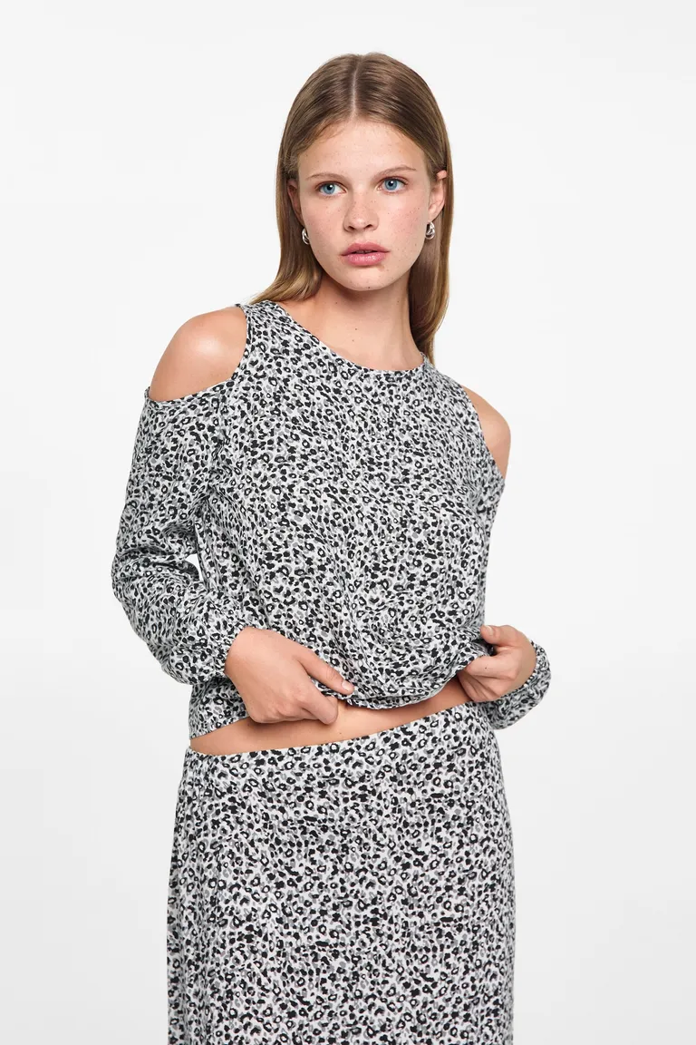 Blusa animal print de Mango Teen en Blusas para argentina