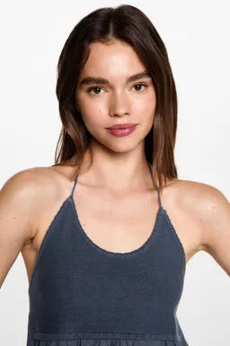 Top con panel bordado de Mango Teen en Tops para argentina