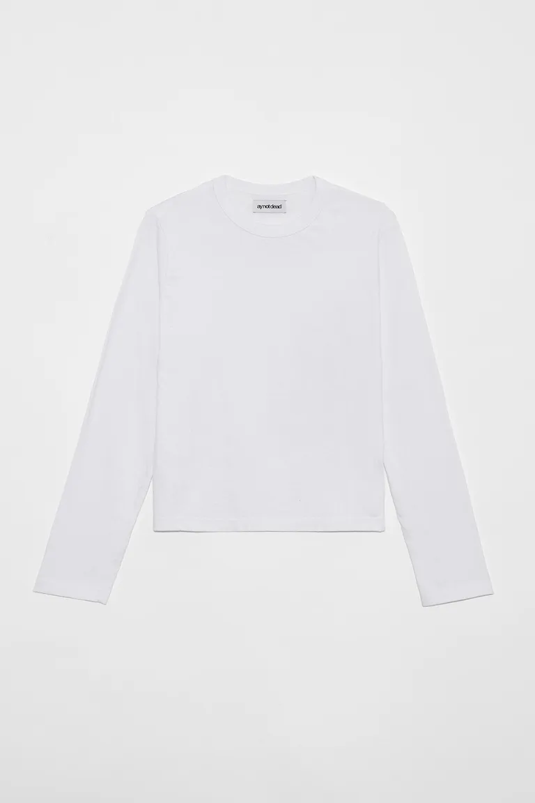 Remera manga larga de calce regular con cuello redondo de Ay Not Dead en Remeras para argentina