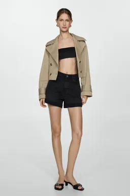 Short denim momfit tiro alto de Mango en Shorts para argentina