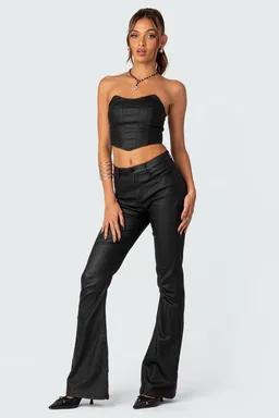Corset elástico cuero sintético luna de Edikted en Tops para argentina