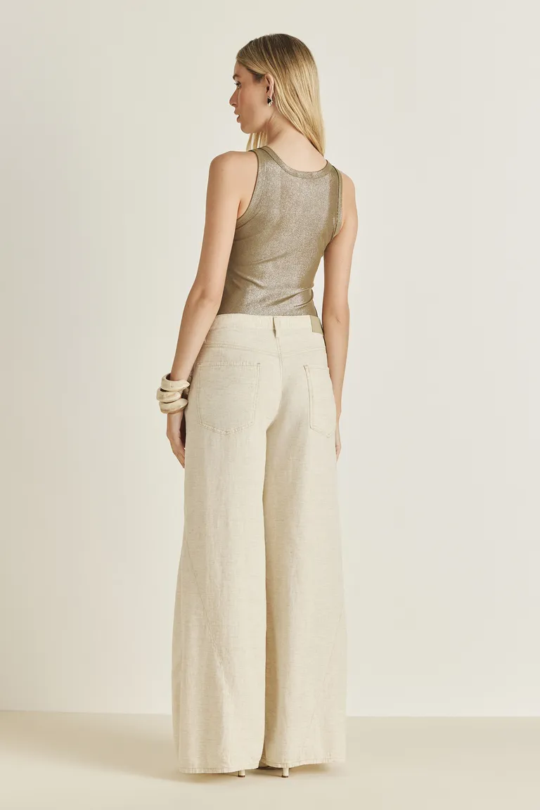 Musculosa de Morley con Acabado Foil y Logo Bordado en Relieve de Tucci en Tops para argentina