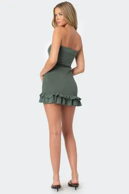 Mini vestido strapless terry de Edikted en Vestidos para argentina
