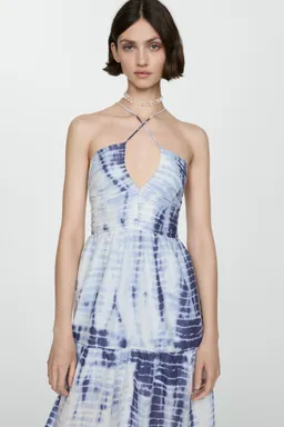 Vestido estampado escote pico de Mango en Vestidos para argentina