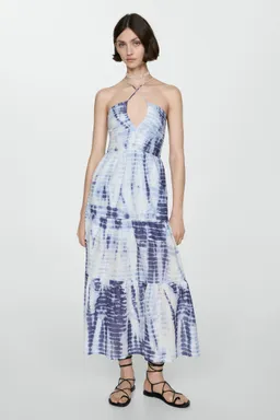 Vestido estampado escote pico de Mango en Vestidos para argentina