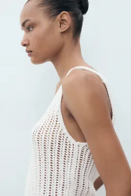 Top crochet con tirantes de Mango en Tops para argentina