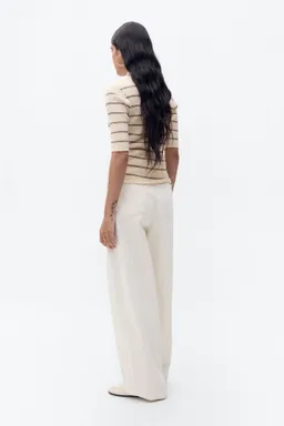 Jersey canalé cuello perkins de Mango en Buzos y Sweaters para argentina