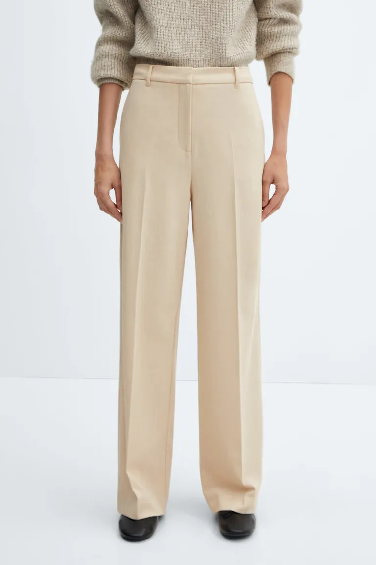 Pantalón wideleg tiro bajo de Mango en Pantalones para argentina