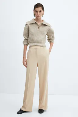Pantalón wideleg tiro bajo de Mango en Pantalones para argentina