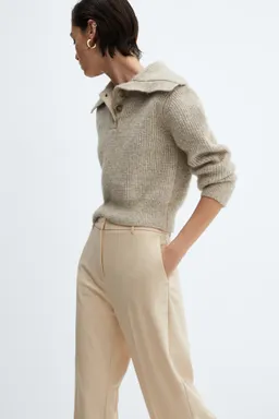 Pantalón wideleg tiro bajo de Mango en Pantalones para argentina